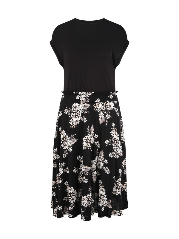 LASCANA LASCANA Рокля  бежово / телесен цвят / черно / бяло