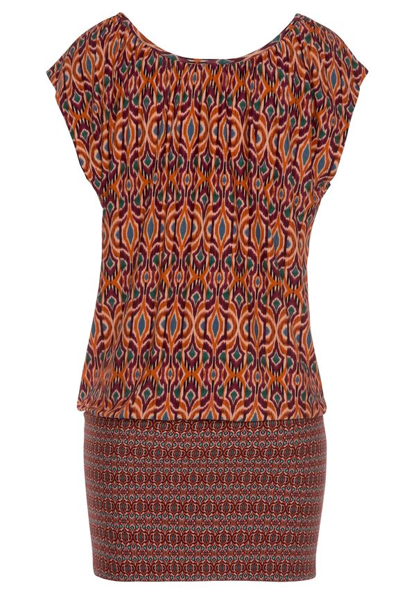 LASCANA LASCANA Рокля  кафяво / оранжево