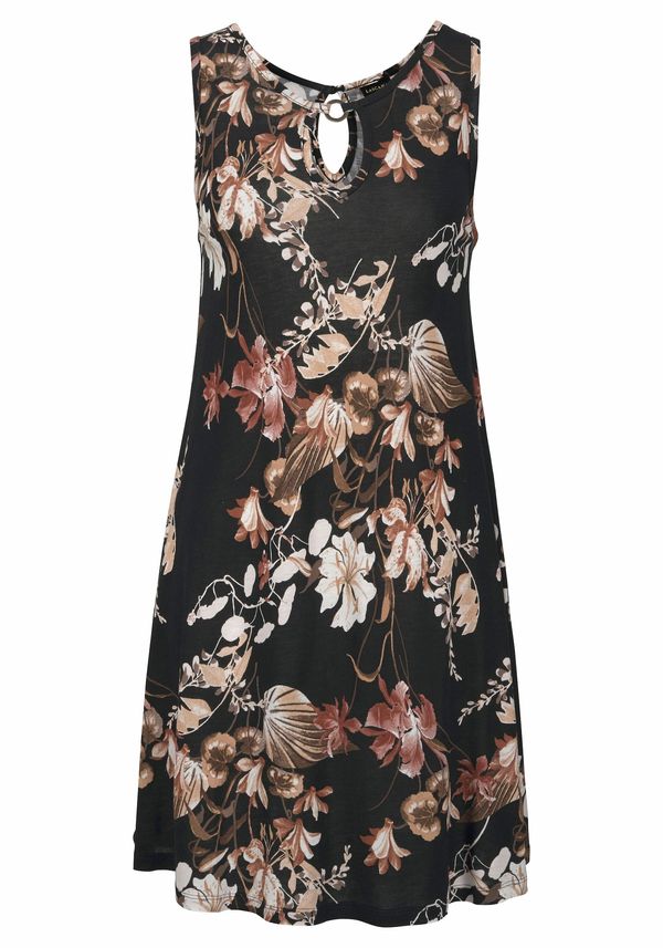 LASCANA LASCANA Рокля  кафяво / ръждиво червено / черно / бяло