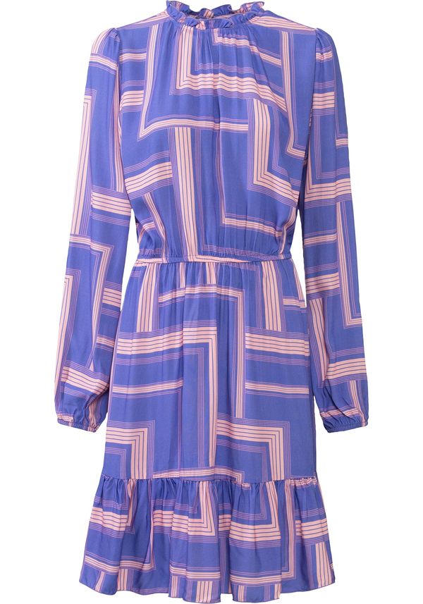 LASCANA LASCANA Рокля  морскосиньо / бял памук