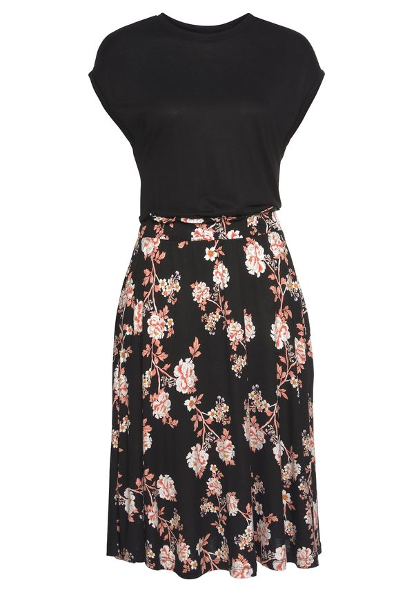 LASCANA LASCANA Рокля  оранжево / черно