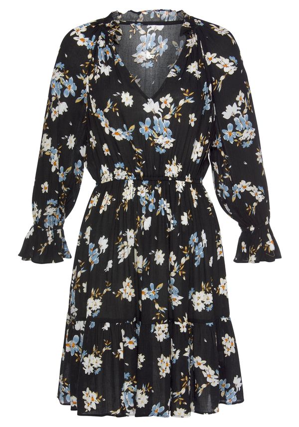 LASCANA LASCANA Рокля  пъстро / черно