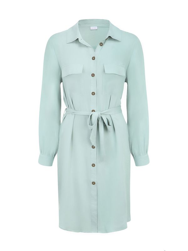 LASCANA LASCANA Рокля тип риза  зелено