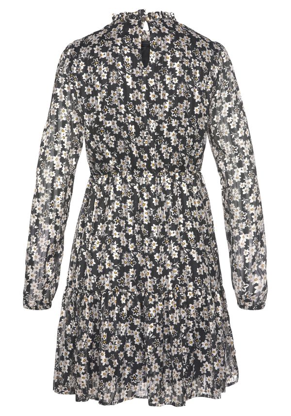 LASCANA LASCANA Рокля  жълто / черно / бяло