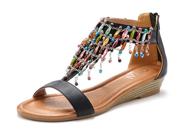 LASCANA LASCANA Сандали  небесносиньо / светлозелено / бледорозово / черно