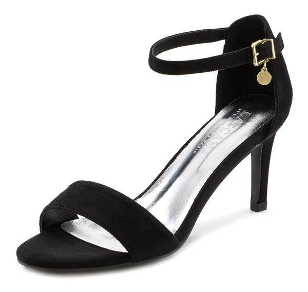 LASCANA LASCANA Сандали с каишка  черно