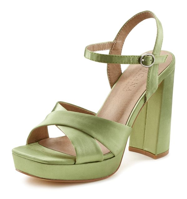 LASCANA LASCANA Сандали с каишка  ябълка