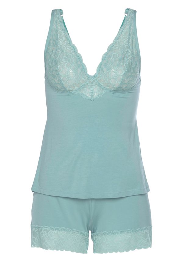 LASCANA LASCANA Шорти 'Summer Lace'  зелено