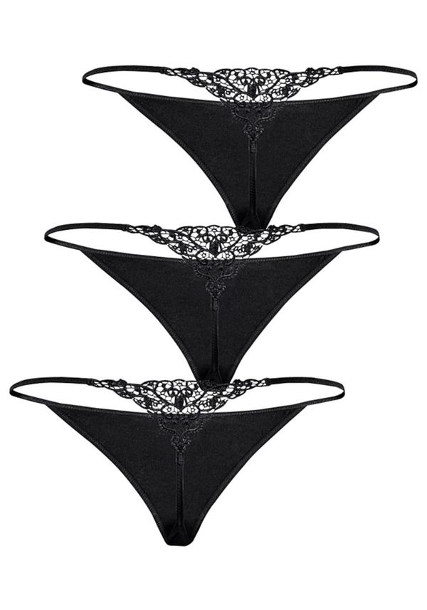 LASCANA LASCANA Стринг  черно