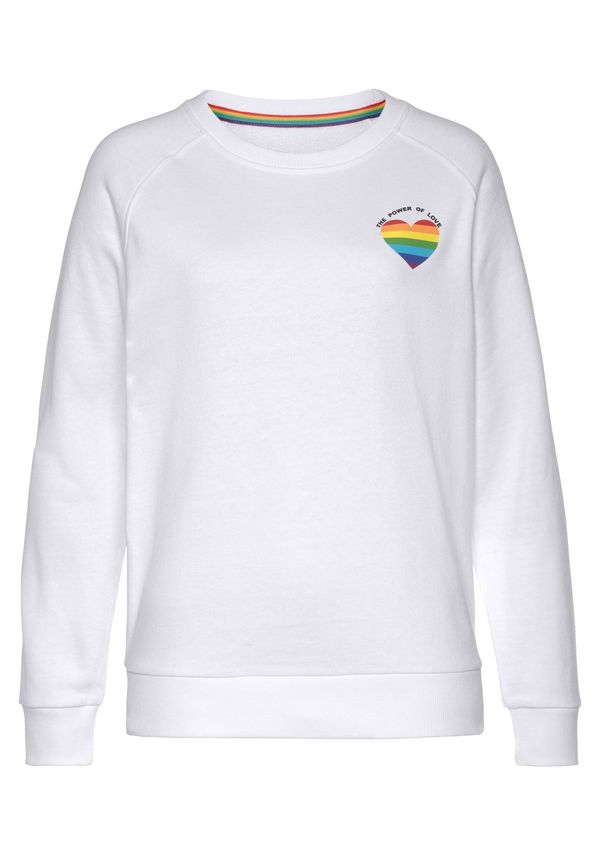 LASCANA LASCANA Суичър  жълто / червено / бяло