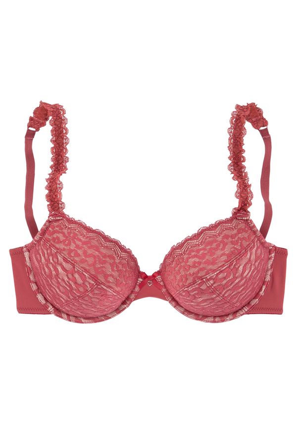 LASCANA LASCANA Сутиен  бежово / червено