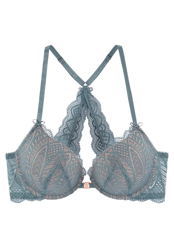 LASCANA LASCANA Сутиен  бежово / гълъбово синьо