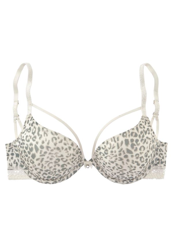 LASCANA LASCANA Сутиен  черно / бяло