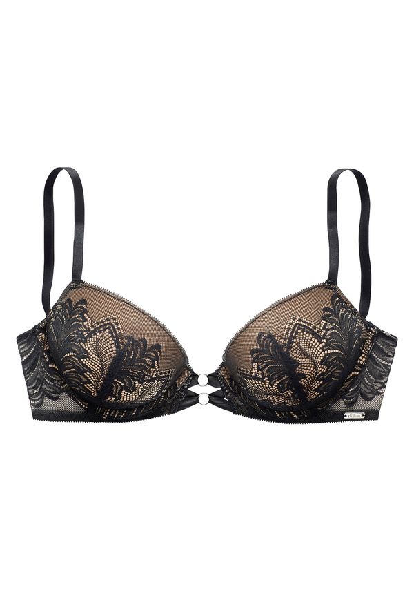 LASCANA LASCANA Сутиен  цвят "пясък" / черно