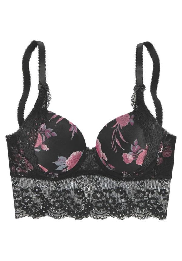 LASCANA LASCANA Сутиен  розово / черно / бяло