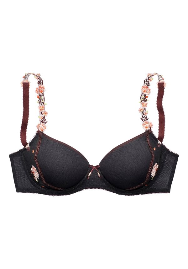 LASCANA LASCANA Сутиен 'Spacer'  лилав / бледоморав / бледорозово / черно