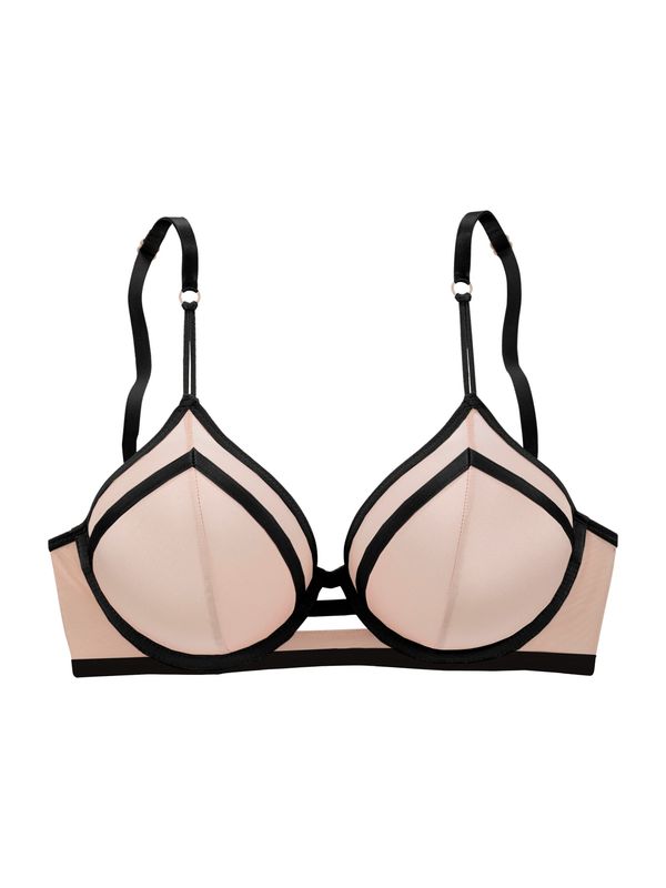 LASCANA LASCANA Сутиен  светлорозово / черно