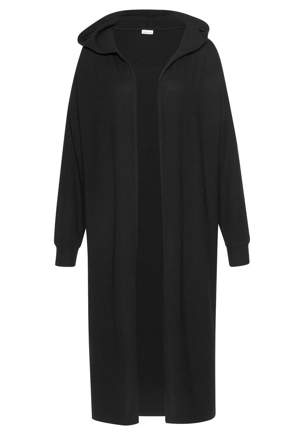 LASCANA LASCANA Сутрешен халат  черно