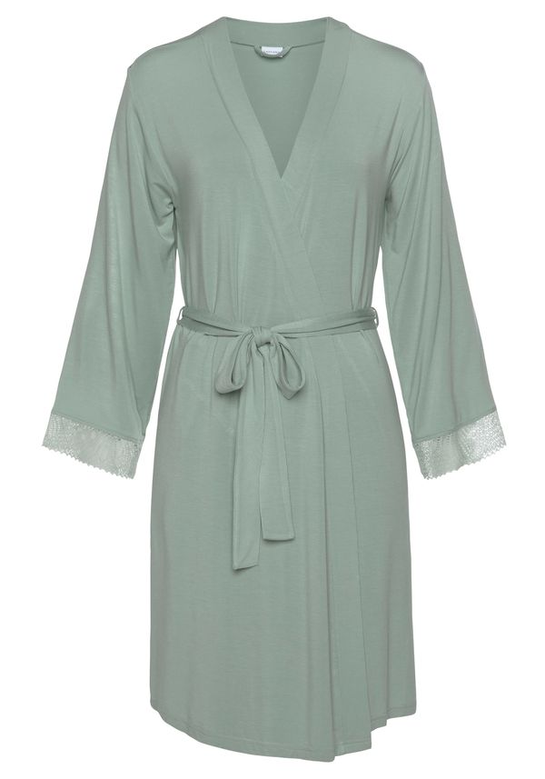 LASCANA LASCANA Сутрешен халат  нефритено зелено