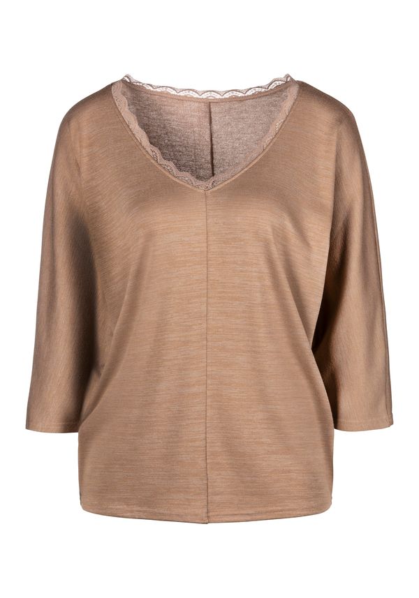 LASCANA LASCANA Тениска  бежово