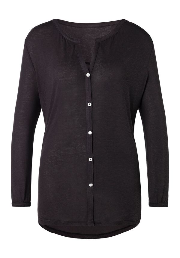 LASCANA LASCANA Тениска  черно