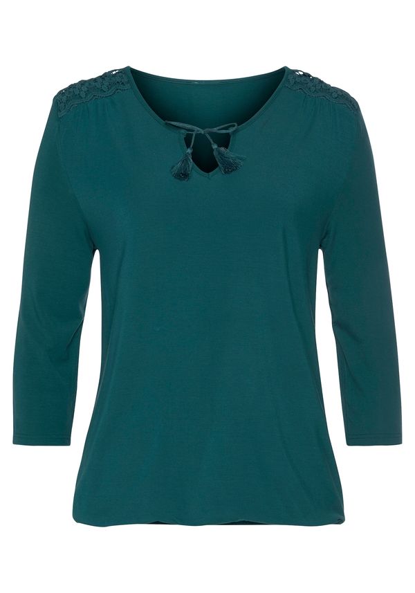 LASCANA LASCANA Тениска  елхово зелено