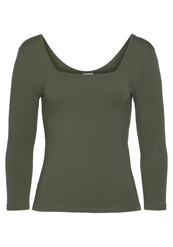 LASCANA LASCANA Тениска  каки