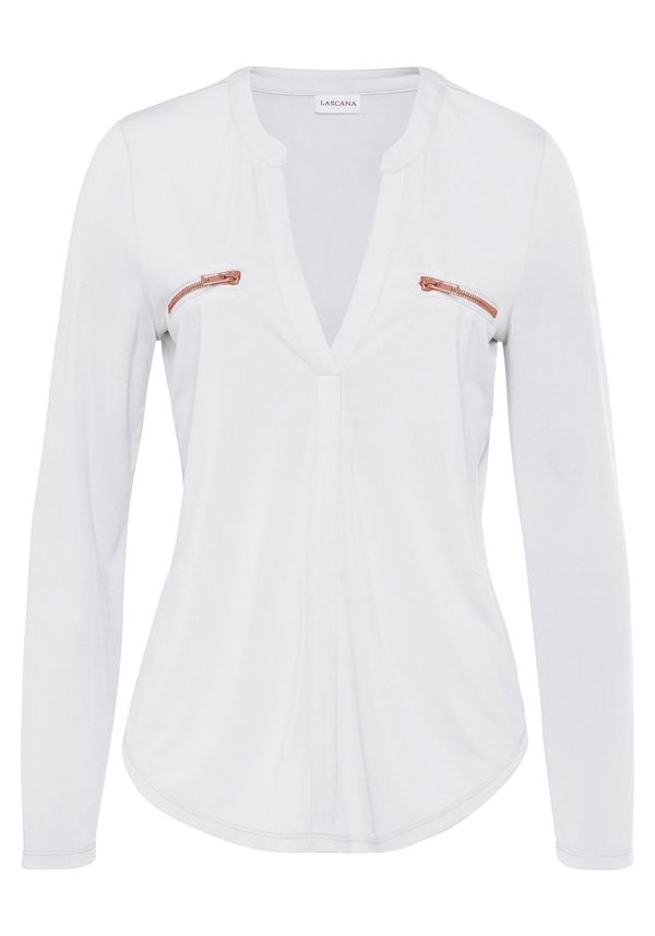 LASCANA LASCANA Тениска  кремаво