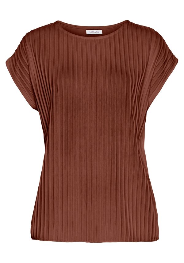 LASCANA LASCANA Тениска  ръждиво кафяво