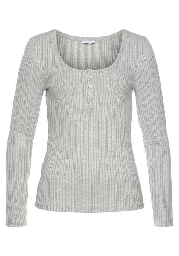 LASCANA LASCANA Тениска  светлосиво