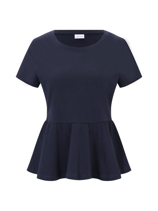 LASCANA LASCANA Тениска  тъмносиньо