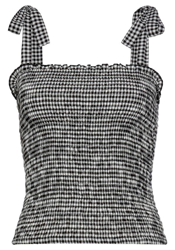 LASCANA LASCANA Топ  кремаво / черно