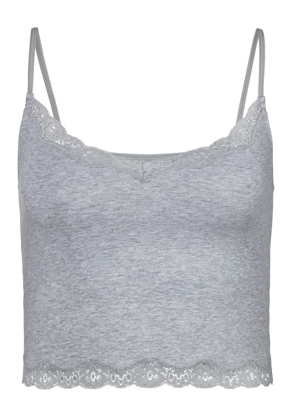 LASCANA LASCANA Топ  сив меланж