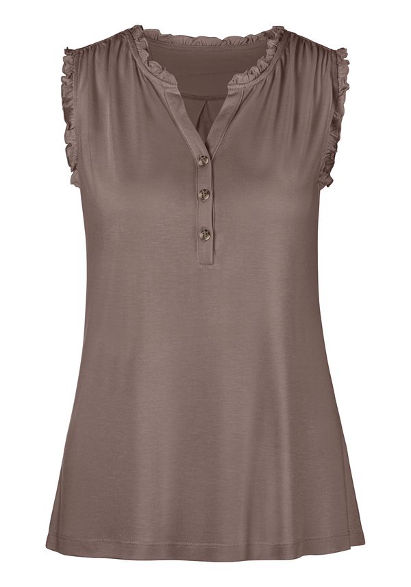 LASCANA LASCANA Топ  светлокафяво