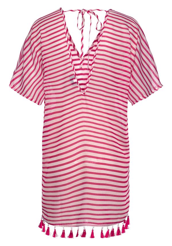 LASCANA LASCANA Туника  червено / бяло