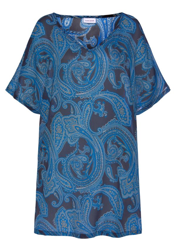 LASCANA LASCANA Туника  нейви синьо / небесносиньо / кафяво / светлосиво