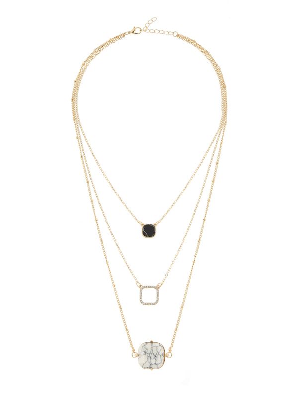 LASCANA LASCANA Верижка  злато / сиво / черно
