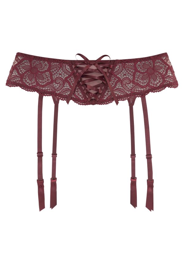 LASCANA LASCANA Жартиер колан  тъмночервено