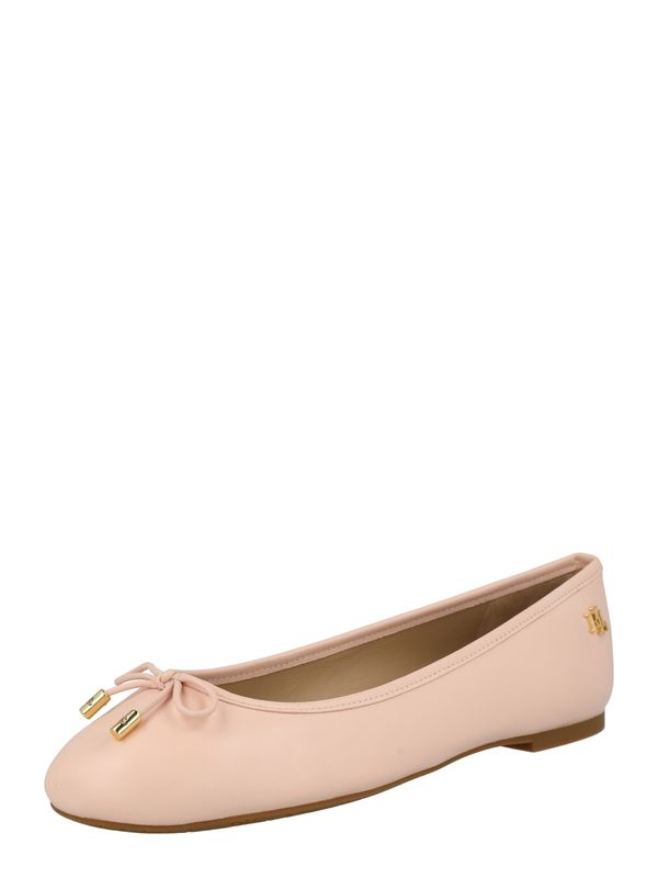 Lauren Ralph Lauren Lauren Ralph Lauren Балерини 'JAYNA'  злато / пастелно розово