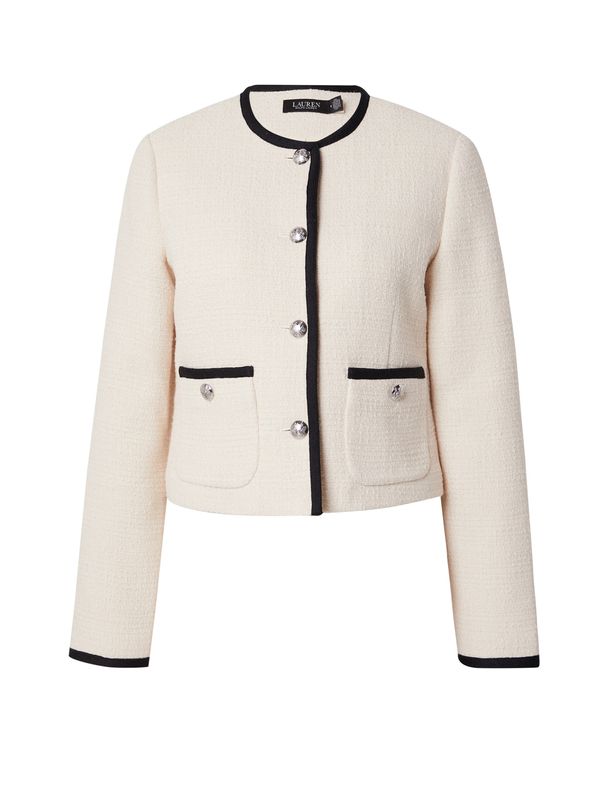 Lauren Ralph Lauren Lauren Ralph Lauren Блейзър 'KIRTETTE'  светлобежово / черно