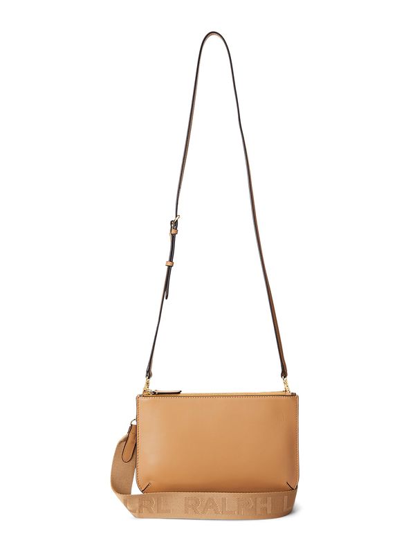 Lauren Ralph Lauren Lauren Ralph Lauren Чанта с презрамки 'LANDYN'  светлокафяво / черно