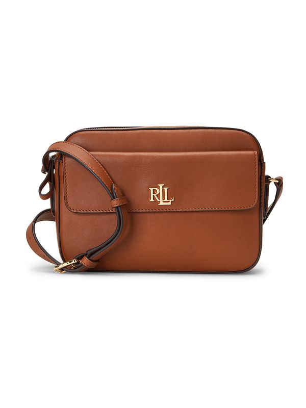 Lauren Ralph Lauren Lauren Ralph Lauren Чанта с презрамки 'MARCY'  кафяво / злато