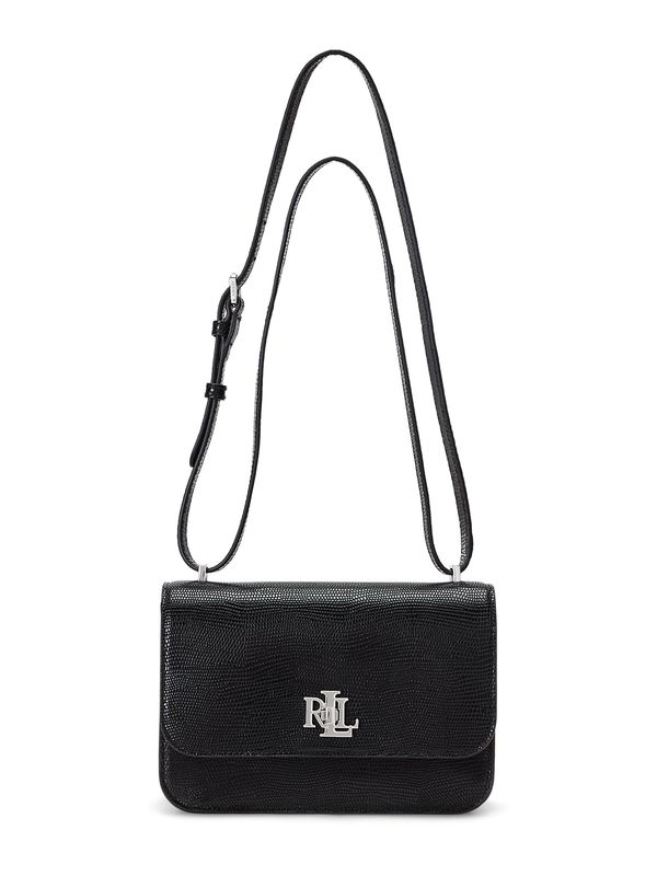 Lauren Ralph Lauren Lauren Ralph Lauren Чанта с презрамки 'SOPHEE'  черно / сребърно