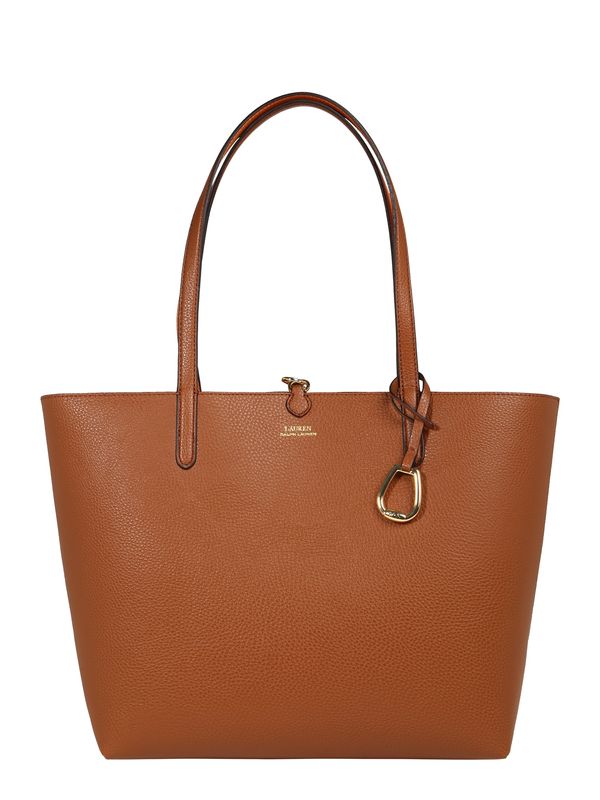 Lauren Ralph Lauren Lauren Ralph Lauren "Чанта тип ""Shopper"""  кафяво / оранжево