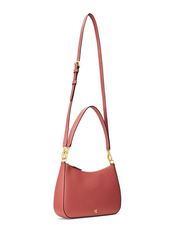 Lauren Ralph Lauren Lauren Ralph Lauren Чанта за през рамо 'Danni'  злато / светлорозово