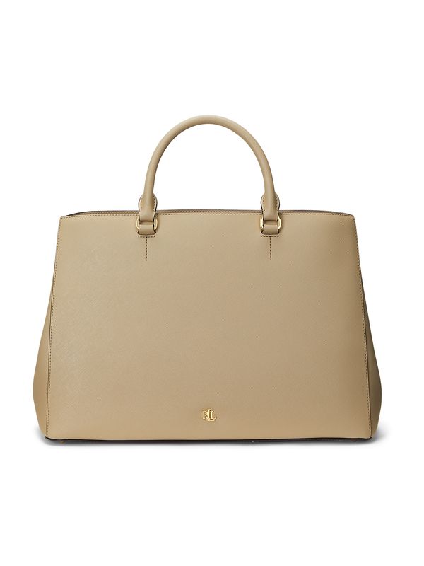 Lauren Ralph Lauren Lauren Ralph Lauren Дамска чанта 'HANNA'  кафяво / злато / черно