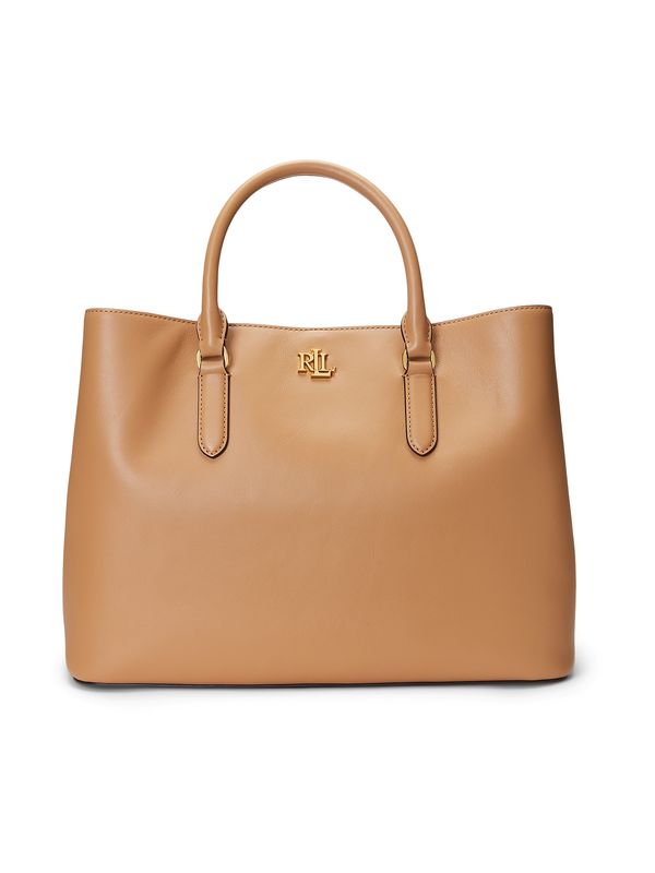 Lauren Ralph Lauren Lauren Ralph Lauren Дамска чанта 'MARCY'  карамел / злато
