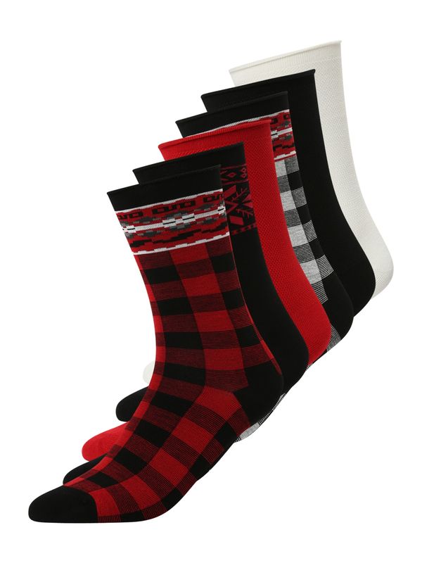 Lauren Ralph Lauren Lauren Ralph Lauren Къси чорапи  червено / черно / бяло