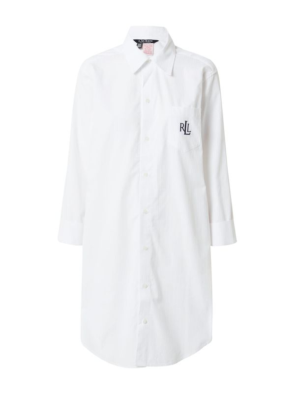 Lauren Ralph Lauren Lauren Ralph Lauren Нощница  тъмносиньо / мръсно бяло