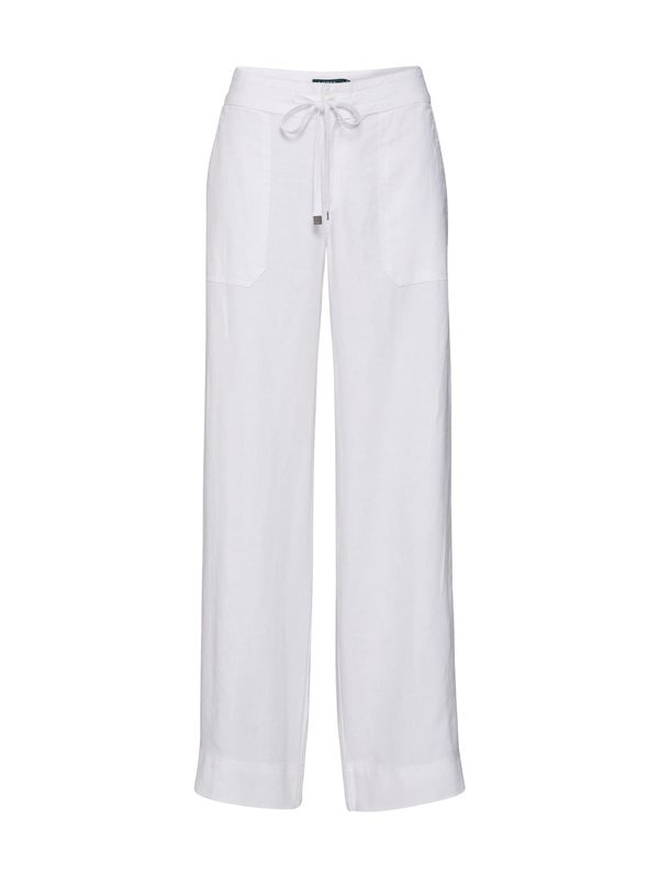 Lauren Ralph Lauren Lauren Ralph Lauren Панталон 'JOVONIE-WIDE LEG-PANT'  бяло